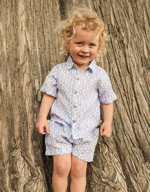 Kynd Baby - Woven Shirt in Blue Sunrise