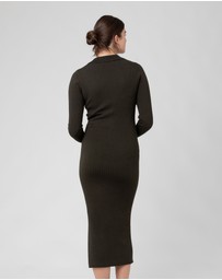 Ripe Maternity - Sammy Knit Polo Dress