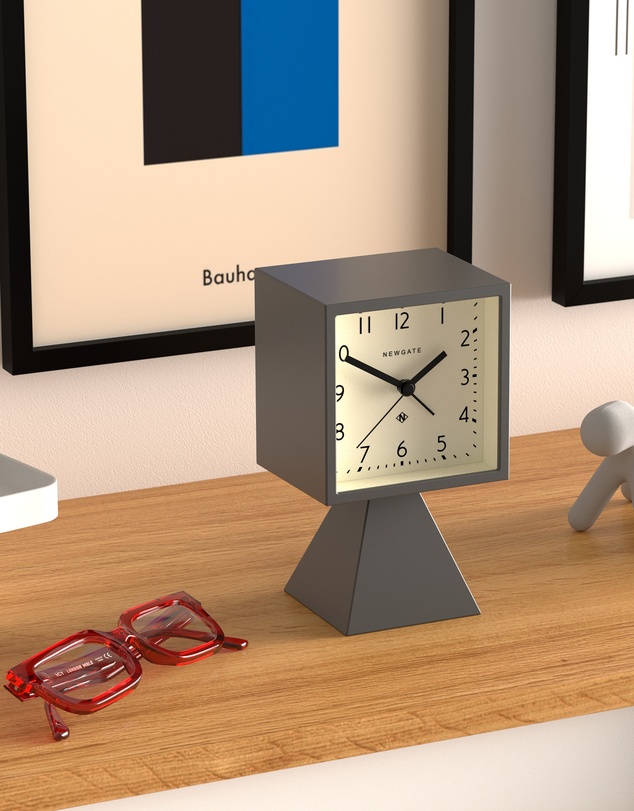Newgate - Newgate Brian Alarm Clock Blizzard Grey