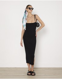 Cirkular - Pre-Loved - Anna Quan Ribbed Knit Pencil Dress