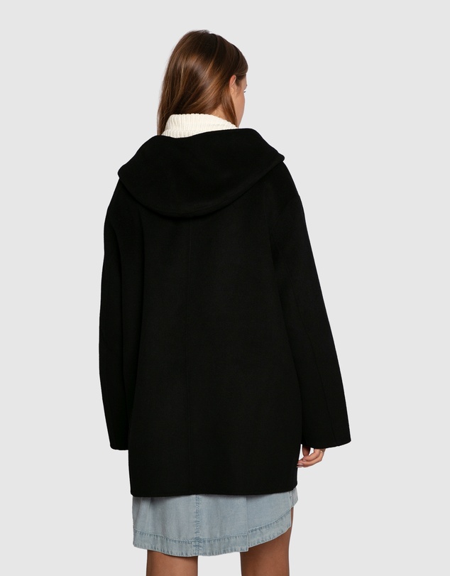 Belle & Bloom - Coastal Edit Hooded Wool Blend Coat