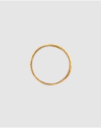 Haze & Glory - ICONIC EXCLUSIVE - Ring Band Feel Alive in 925 Silver gold plated