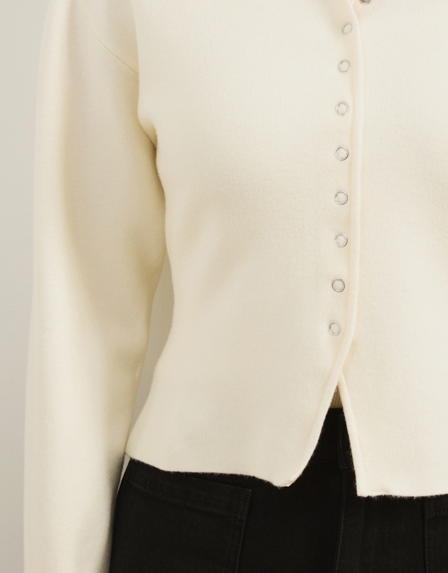 Atmos&Here - Rue Button Up Split Hem Knit Cardigan