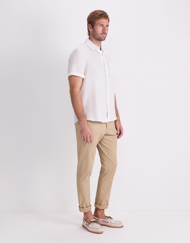 Sportscraft - Short Sleeve Linen Shirt