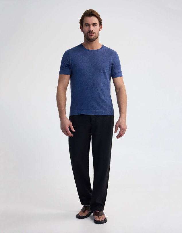 Oxford - Theodore Crew Neck Knitted T-Shirt