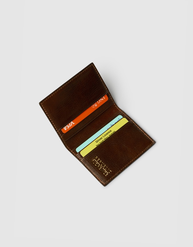 Republic of Florence - Vertical Card Holder Brown