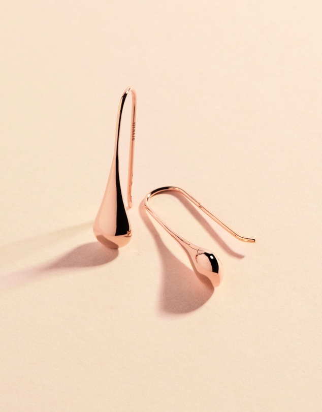 Najo - My Silent Tears Rose Gold Earring