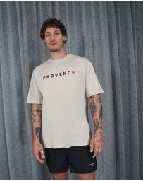 Provence - Bold Logo T-Shirt Beige