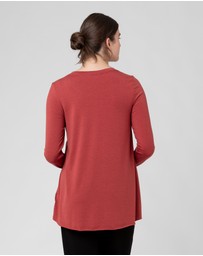 Ripe Maternity - Raw Edge Nursing Top