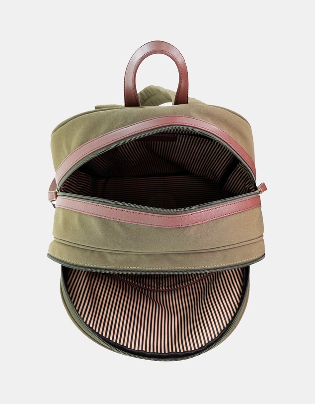 Pierre Cardin - Pierre Cardin Men's Nomad Canvas Backpack