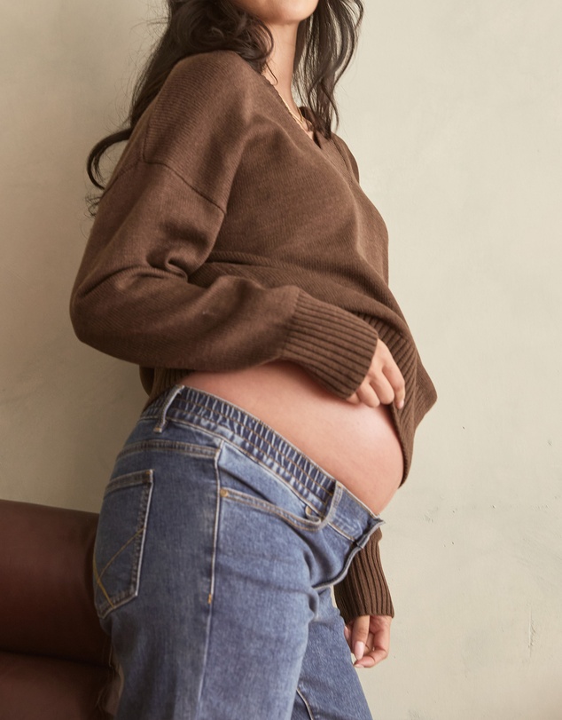 Soon Maternity - Recycled Cashmere V-Neck Sweater