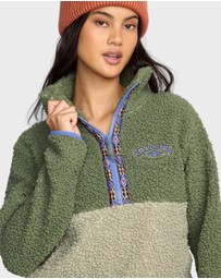 Billabong - Womens Horizon Mock Neck Fleece Top