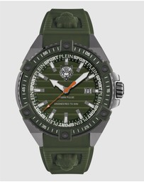 Plein Sport - Plein Urban Pulse 47mm Green dial and Green silicone strap