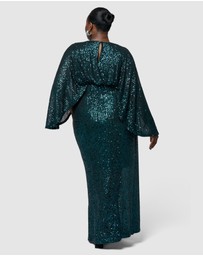 Pink Dusk by Curve Project - Red Carpet Ready Maxi Dress