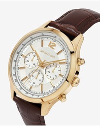 Michael Hill - Men's 42mm Chronograph Watch in Gold-Tone Stainless Steel