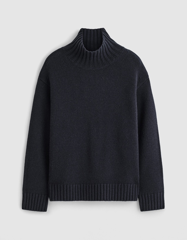 COS - Chunky Cashmere Funnel-Neck Jumper
