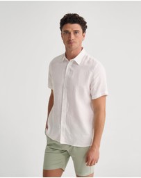 Oxford - Leyton French Linen Short Sleeve Shirt