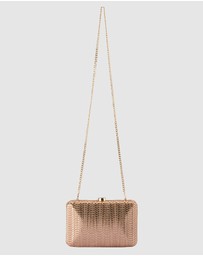 Olga Berg - Hannah Textured Clutch
