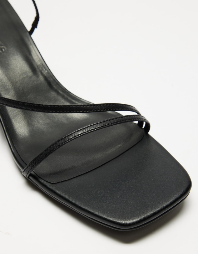 Atmos&Here - Dahlia Leather Strappy Block Heels