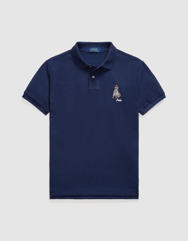 Polo Ralph Lauren - Custom Slim Fit Dog-Embroidered Polo