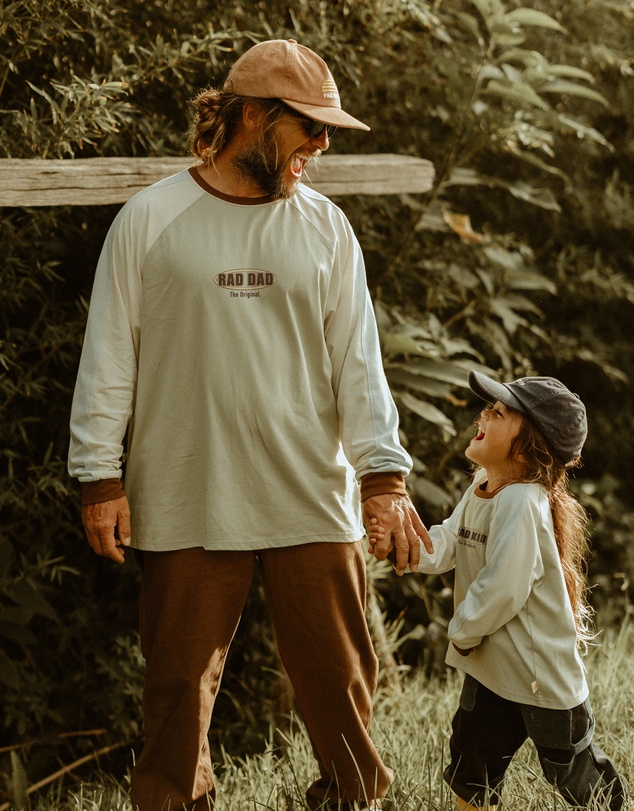 Banabae - Rad Dad Long Sleeve Spliced Tee