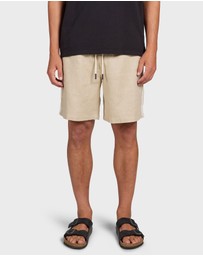 Academy Brand - Jeff Taped Linen Short