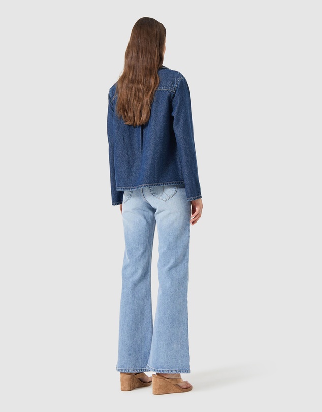 Rolla's - Marfa Shirt - Pacific Blue