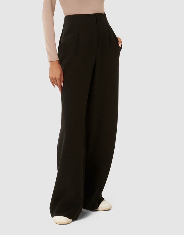 Forever New Petite - Freya Petite High Waist Wide Leg Pants