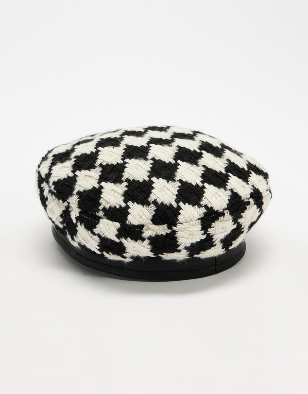 Mossée - Millie Houndstooth Artist Hat