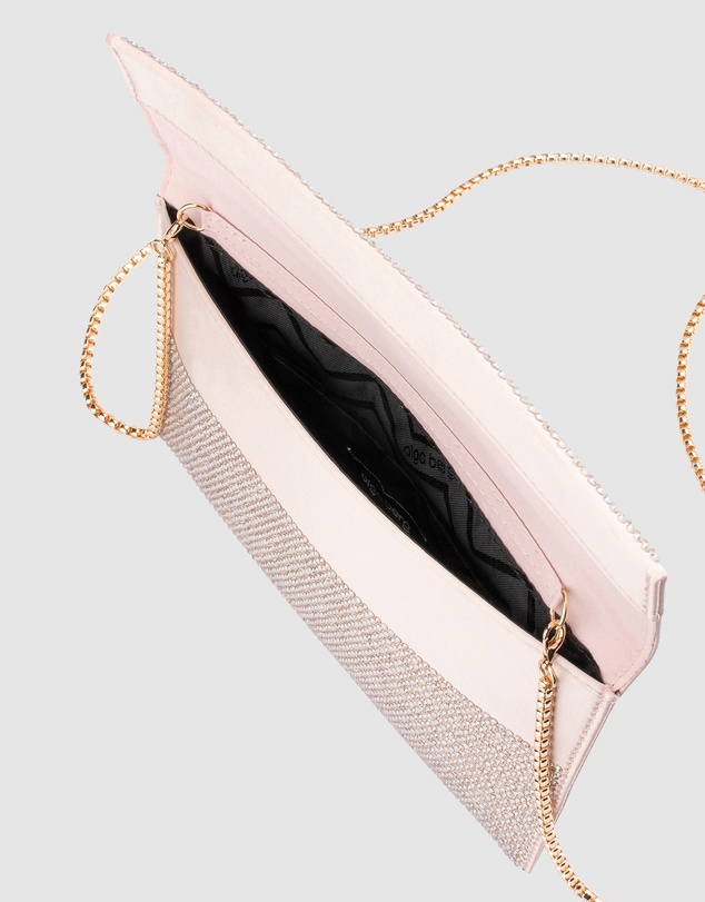 Olga Berg - Cara Crystal Envlope Clutch