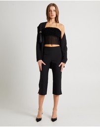 Alice In The Eve - Kaylee Mesh Ruffle Top