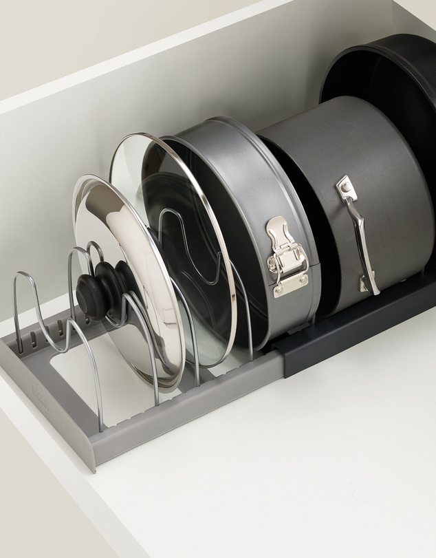 Joseph Joseph - DrawerStore™ Expanding Cookware Organiser (Grey)