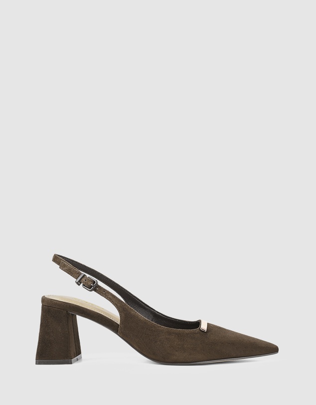 Siren - Yaz Sling Back Block Heels