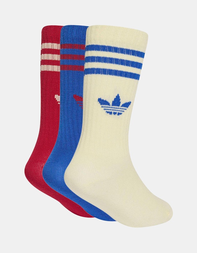 adidas Originals - 3-Pack Crew Socks - Kids-Teens