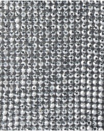 Olga Berg - Ellie Crystal Mesh Ring Handle Bag