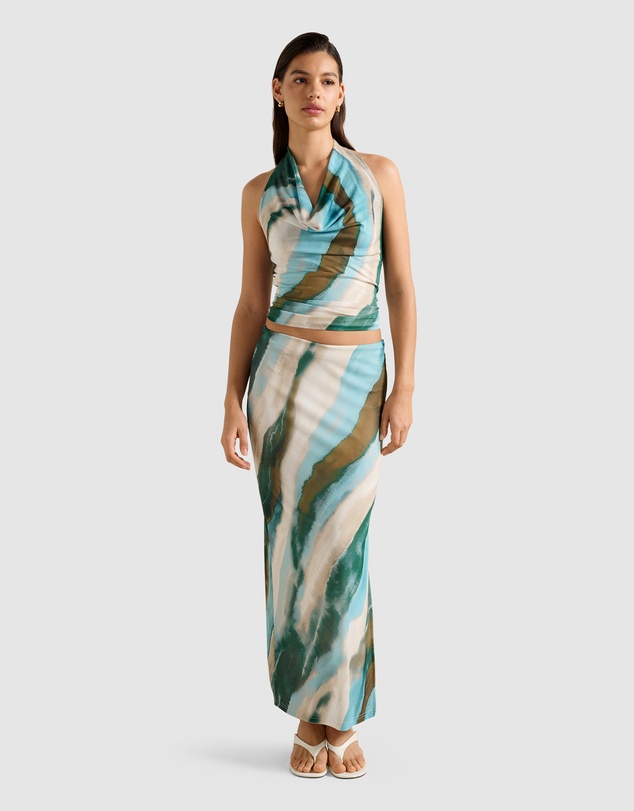 Forever New - Della Cowl Halter Neck Top