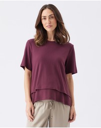 Ripe Maternity - Mike Rib Nursing Top