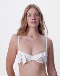 Bras N Things - Night Games Pinky Promise Unlined Bra - Ivory