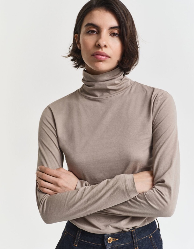 Gant - Lightweight Cotton Turtleneck Top