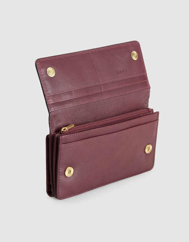 Evity - Maya Leather Large Clutch