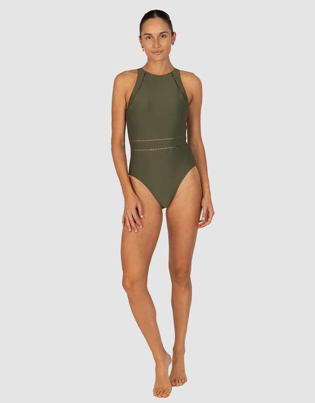 Baku Swimwear - Rococco High Neck One Piece Swimsuit