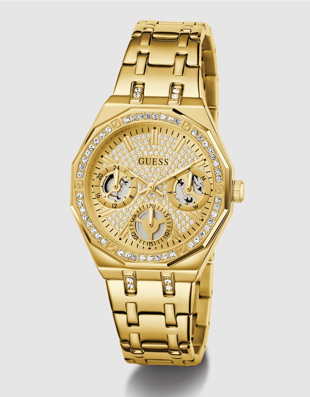GUESS - Guess Quinn Ladies Gold Tone Multi-function Watch