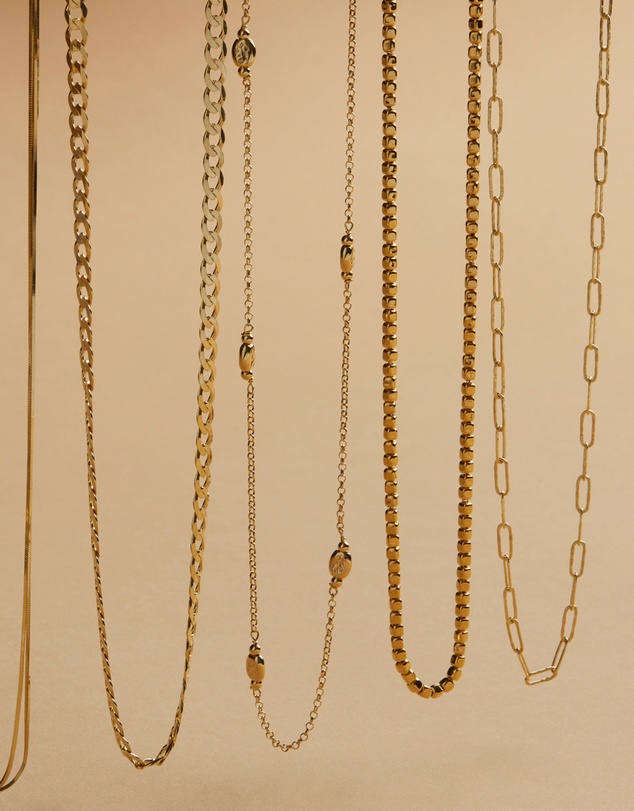 Najo - Rivière Yellow Gold Necklace (45cm)