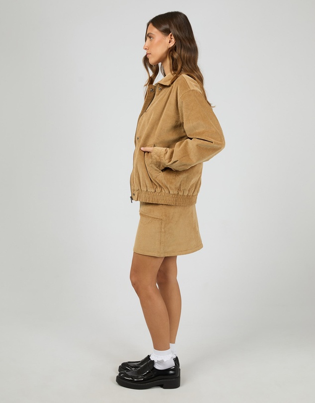 All About Eve - Bambi Cord Bomber Tan