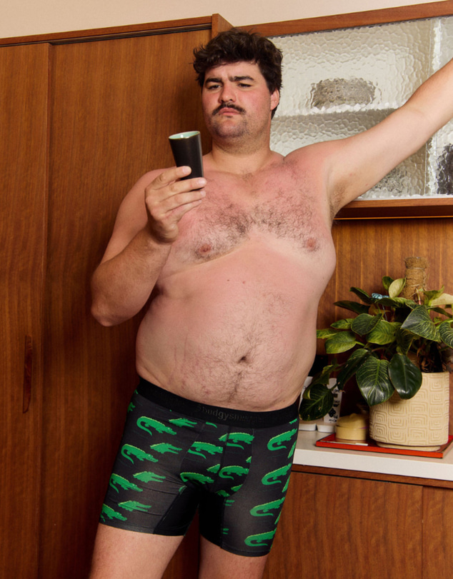 Budgy Smuggler - Men's Underwear Trunks in Black Crocs