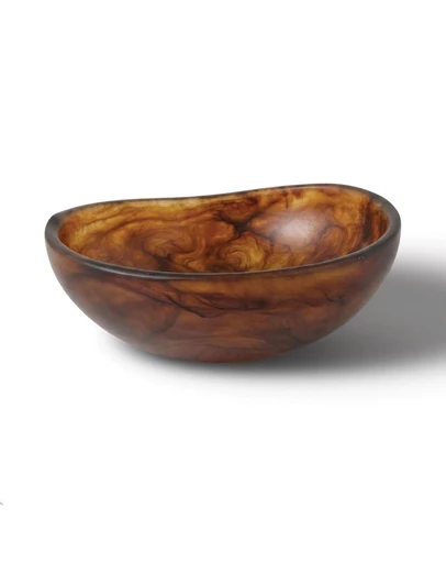 Urban Attitude - Urban Attitude RAQS Salad Bowl Height: 11.5cm, Width: 29.5cm, Length: 31cm - Dark Cocoa
