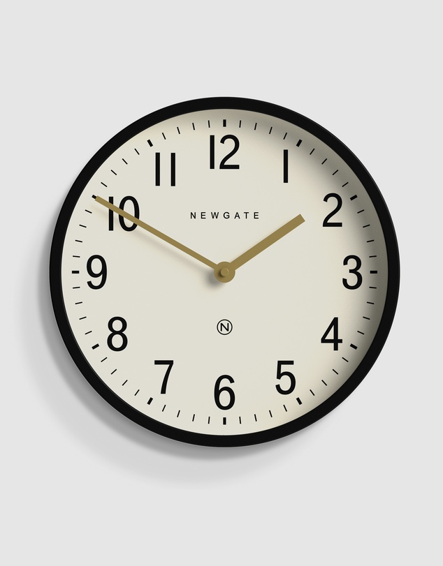 Newgate - Newgate Master Edwards Wall Clock Black