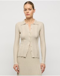 FRIEND of AUDREY - Cleo Collared Knit Top