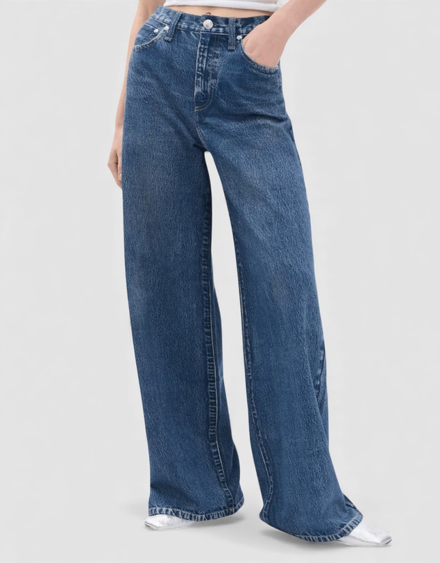 rag & bone - rb Miramar Terry Sofie Full Length Jeans