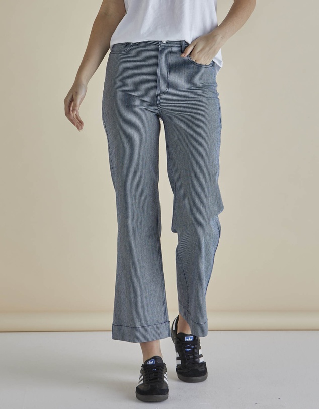 Betty Basics - Willow Pinstripe Wide Leg